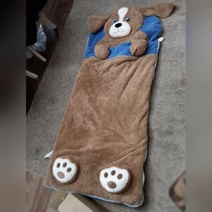 Cozy Brown Bear Kids Sleeping Bag